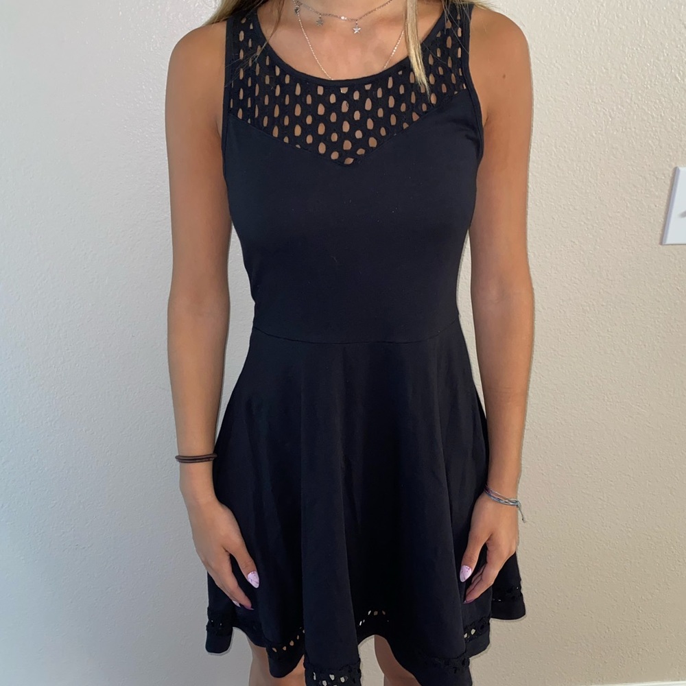 Aeropostale black skater dress